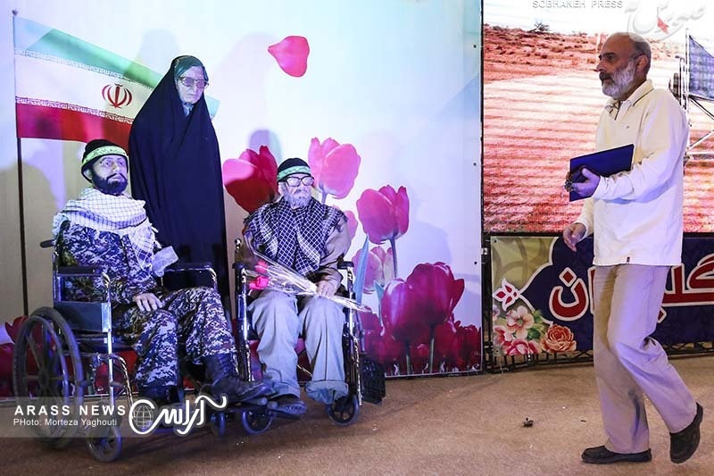 گزارش تصویری / آیین نکوداشت جانبازان مدافع حرم شهرستان اهواز