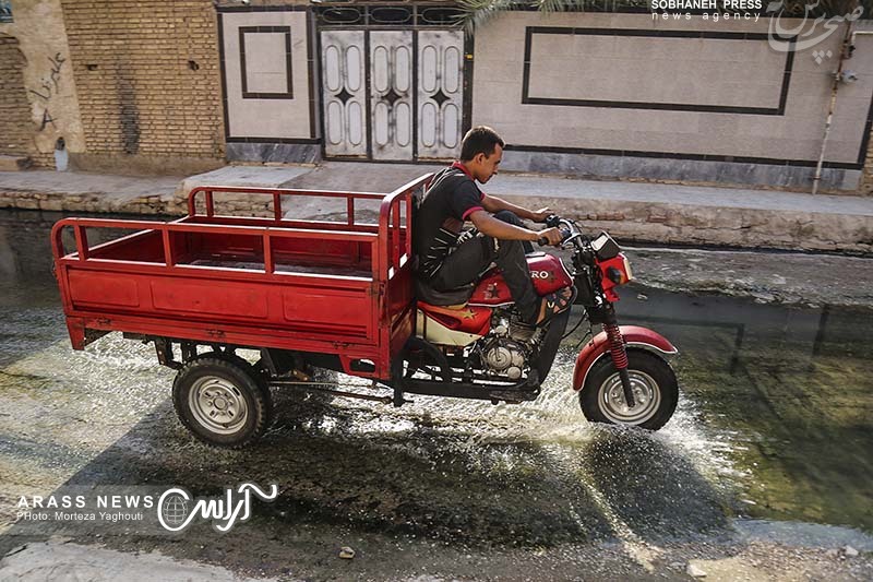 گزارش تصویری / حاشیه نشینی ، فقر و محروميت در دل کلانشهر اهواز / اسلام آباد منطقه ای فراموش شده در این شهر