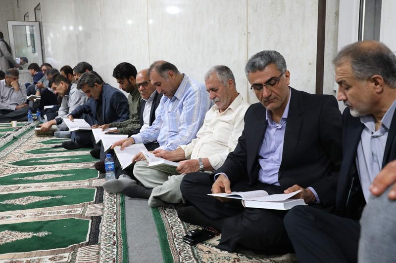 حضور دکتر شریعتی در محفل انس با قرآن هیئت شهید بهنام محمدی