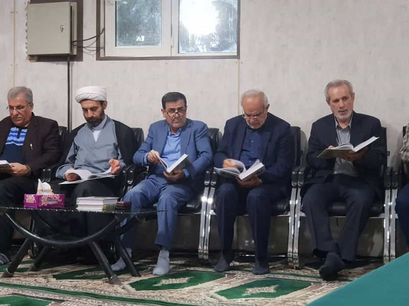 حضور دکتر شریعتی در محفل انس با قرآن هیئت شهید بهنام محمدی