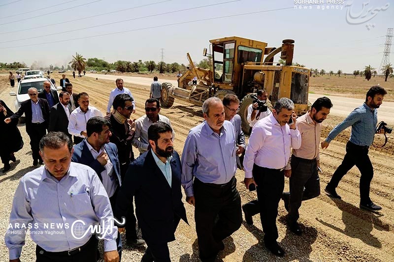 بازدید استاندار خوزستان از کوی مهدیس