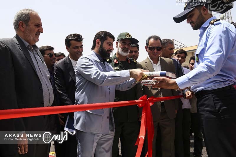 گزارش تصویری / افتتاح فاز اول تقاطع چند سطحی میدان شهید بندر اهواز