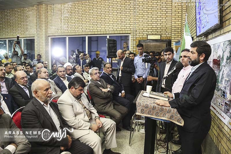 گزارش تصویری / آیین بهره برداری آزمایشی از طرح آبرسانی غدیر 2