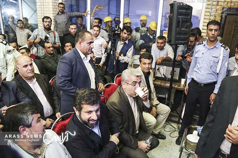 گزارش تصویری / آیین بهره برداری آزمایشی از طرح آبرسانی غدیر 2