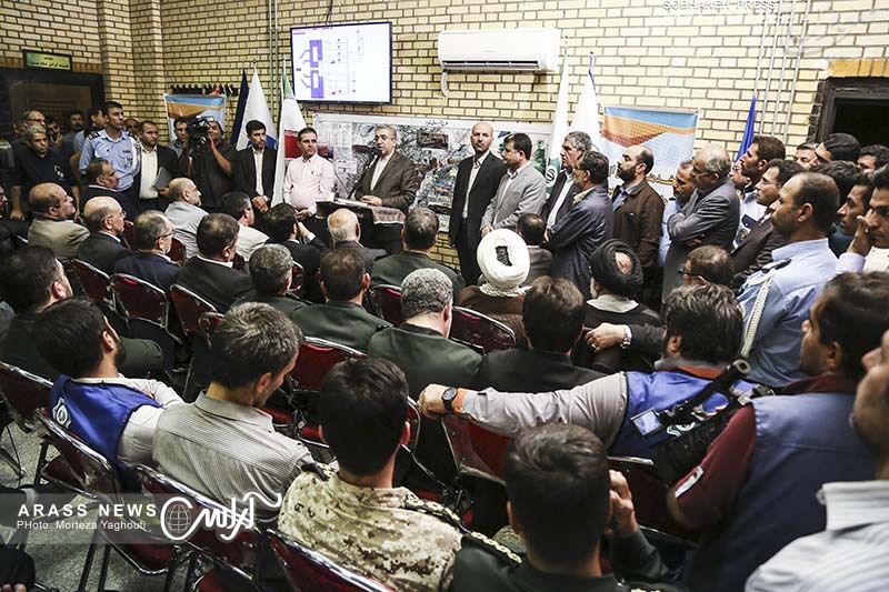 گزارش تصویری / آیین بهره برداری آزمایشی از طرح آبرسانی غدیر 2