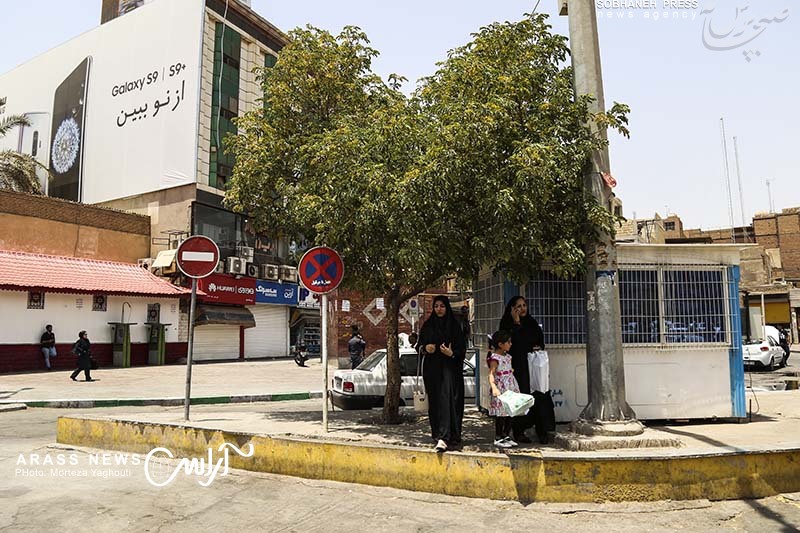 گزارش تصویری / گرمای بی سابقه هوا در اهواز