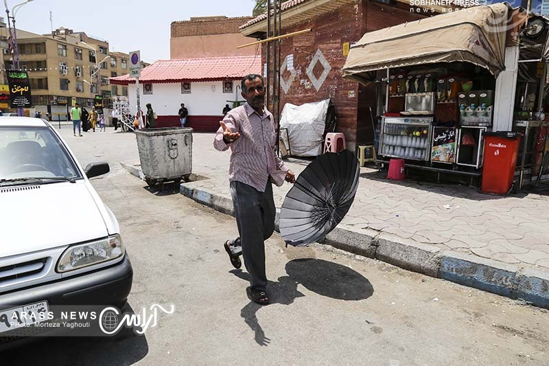 گزارش تصویری / گرمای بی سابقه هوا در اهواز