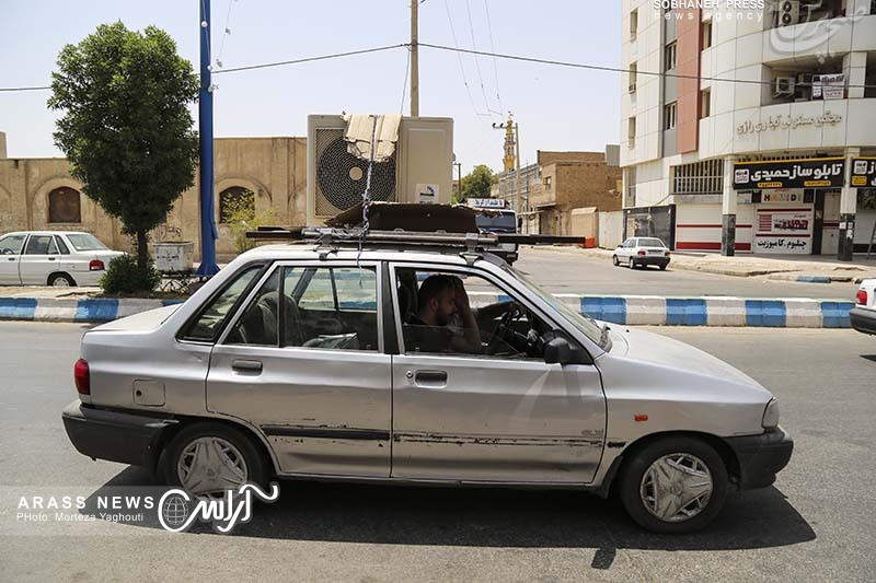 گزارش تصویری / گرمای بی سابقه هوا در اهواز