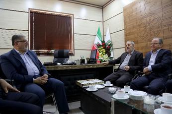 دیدار شهردار اهواز با مدیرکل جدید امور مالیاتی استان
