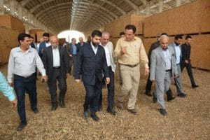 بازدید آیت الله کعبی ٬ استاندار ٬ مدیرعامل توسعه نیشکر ٬ نماینده اهواز ٬ معاون عمرانی استانداری و جمعی از مسئولین از طرح پایلوت استفاده از زهاب نیشکر برای کشاورزی