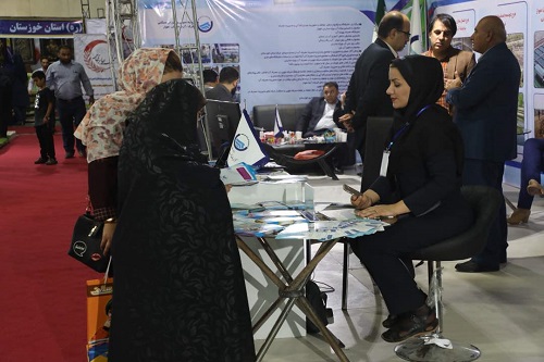 حضور متفاوت شرکت آب و فاضلاب اهواز در نمایشگاه هفته دولت سال ۹۷