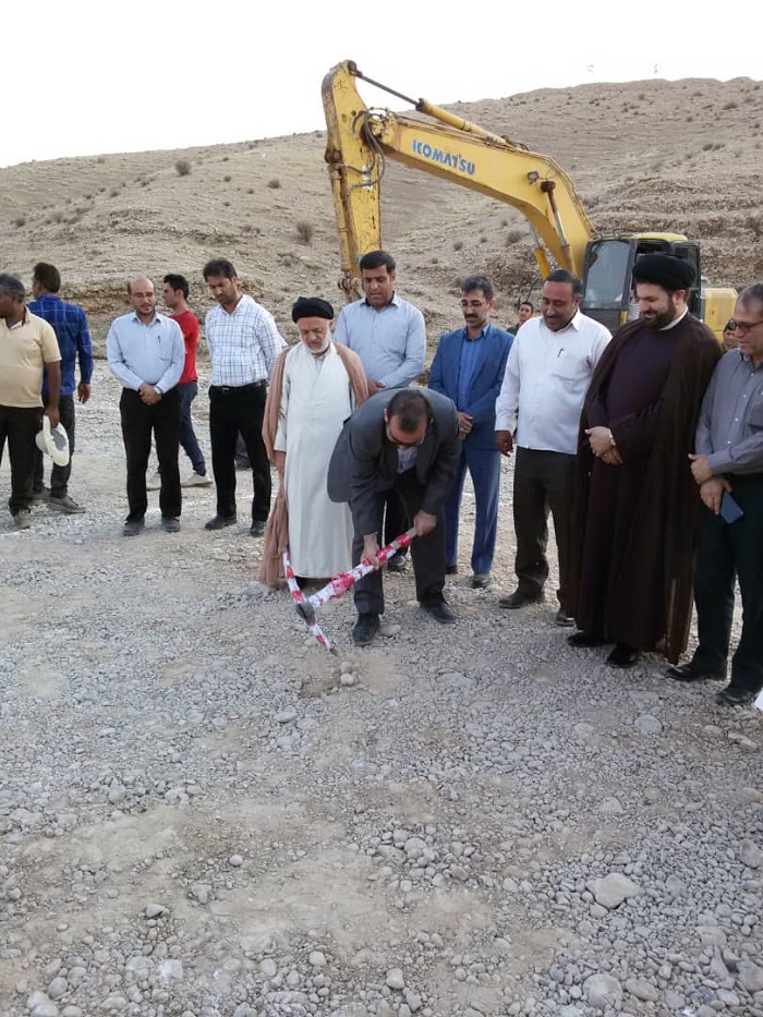آیین کلنگ زنی بند خاکی s12 شهرویی شهرستان بهبهان برگزار شد