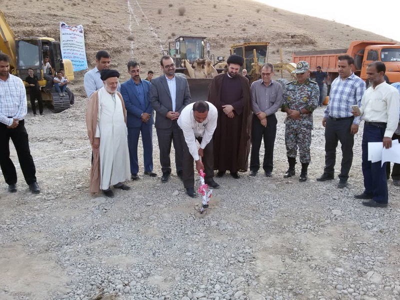 آیین کلنگ زنی بند خاکی s12 شهرویی شهرستان بهبهان برگزار شد