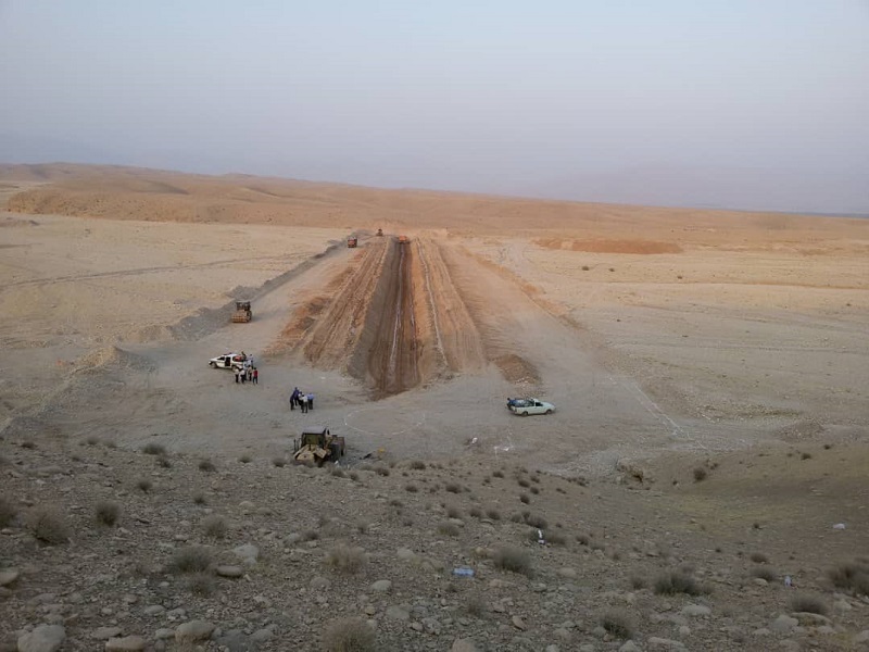 آیین کلنگ زنی بند خاکی s12 شهرویی شهرستان بهبهان برگزار شد