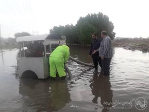 منطقه ی ۳ شهرداری ،رتبه ی اول جمع آوری آب های سطحی در بین مناطق هشت گانه شهرداری اهواز