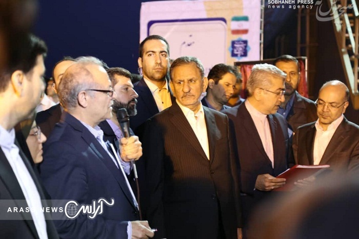گزارش تصويرى/آيين بهره بردارى  از تصفيه خانه فاضلاب شرق اهواز