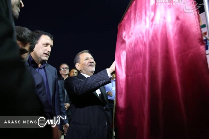گزارش تصويرى/آيين بهره بردارى  از تصفيه خانه فاضلاب شرق اهواز