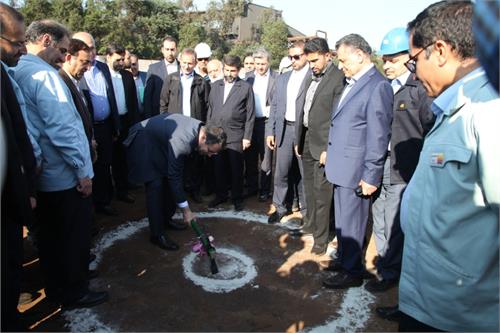 آیین کلنگ زنی احداث کارخانه مگا مدول آهن اسفنجی (زمزم ۳)