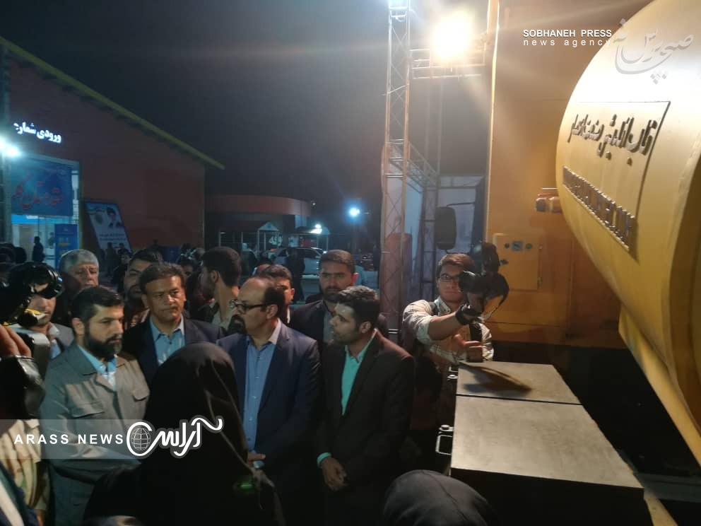 گزارش تصویری/هشتمین نمایشگاه توانمندی های صنعتی، تولیدی و خدمات فنی، مهندسی استان خوزستان با حضور آیت الله جزایری نماینده ولی فقیه در استان خوزستان و غلامرضا شریعتی استاندار افتتاح شد