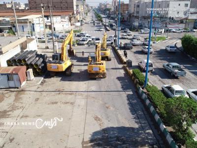 گزارش تصویری/احداث ۲۱۰۰متر خط انتقال فاضلاب و آب های سطحی در خیابان انقلاب حد فاصل تقاطع سروش تا امیرکبیر