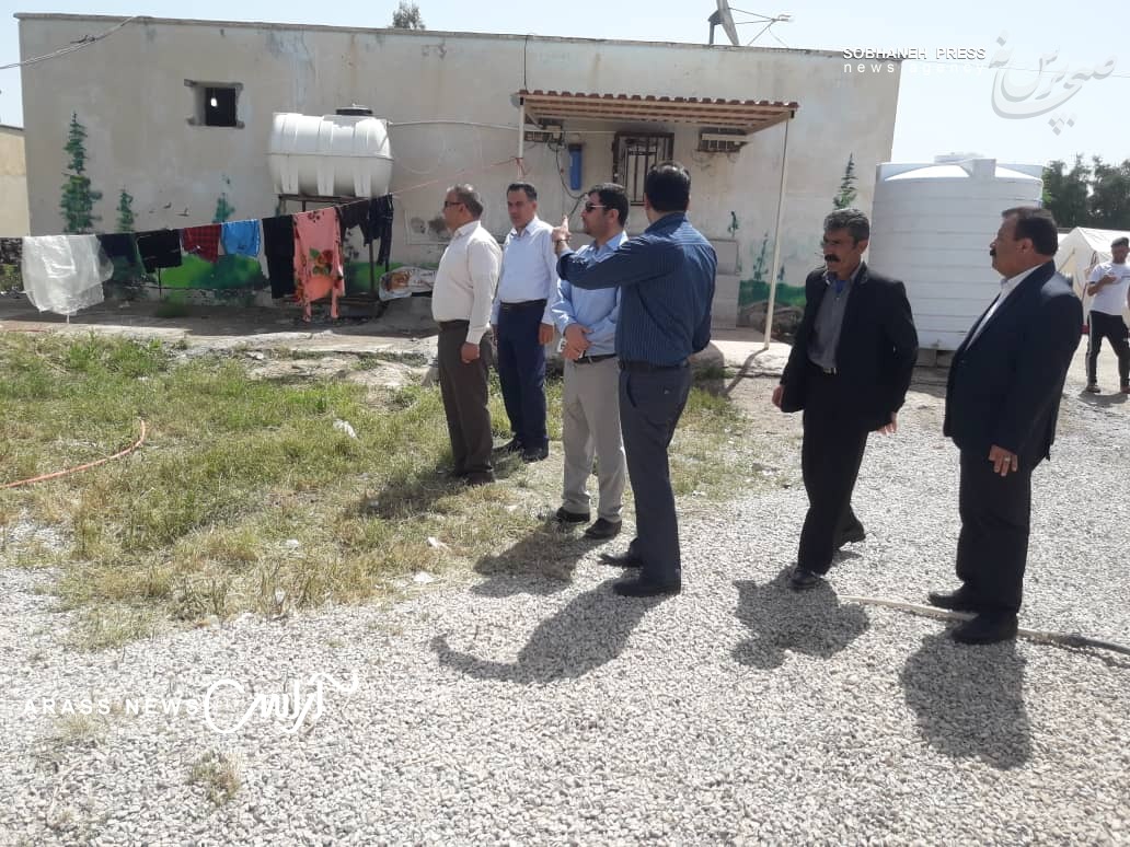 احداث ۸حمام وسرویس بهداشتی در مدارس اسکان سیل زدگان حاشیه دز