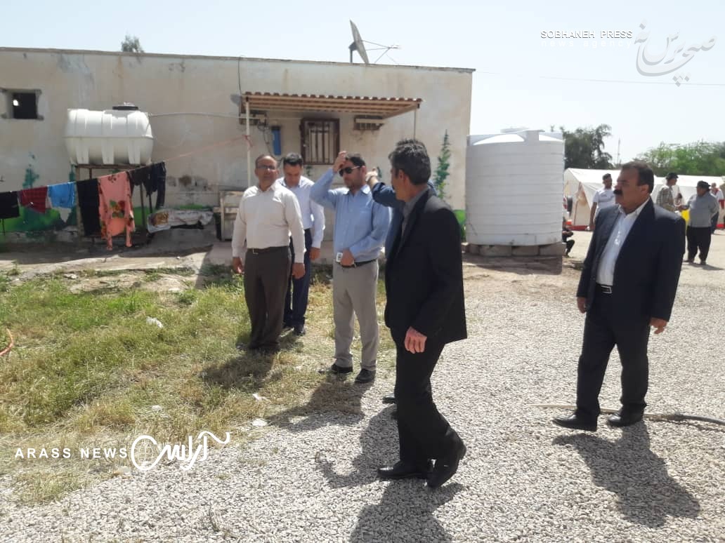 احداث ۸حمام وسرویس بهداشتی در مدارس اسکان سیل زدگان حاشیه دز
