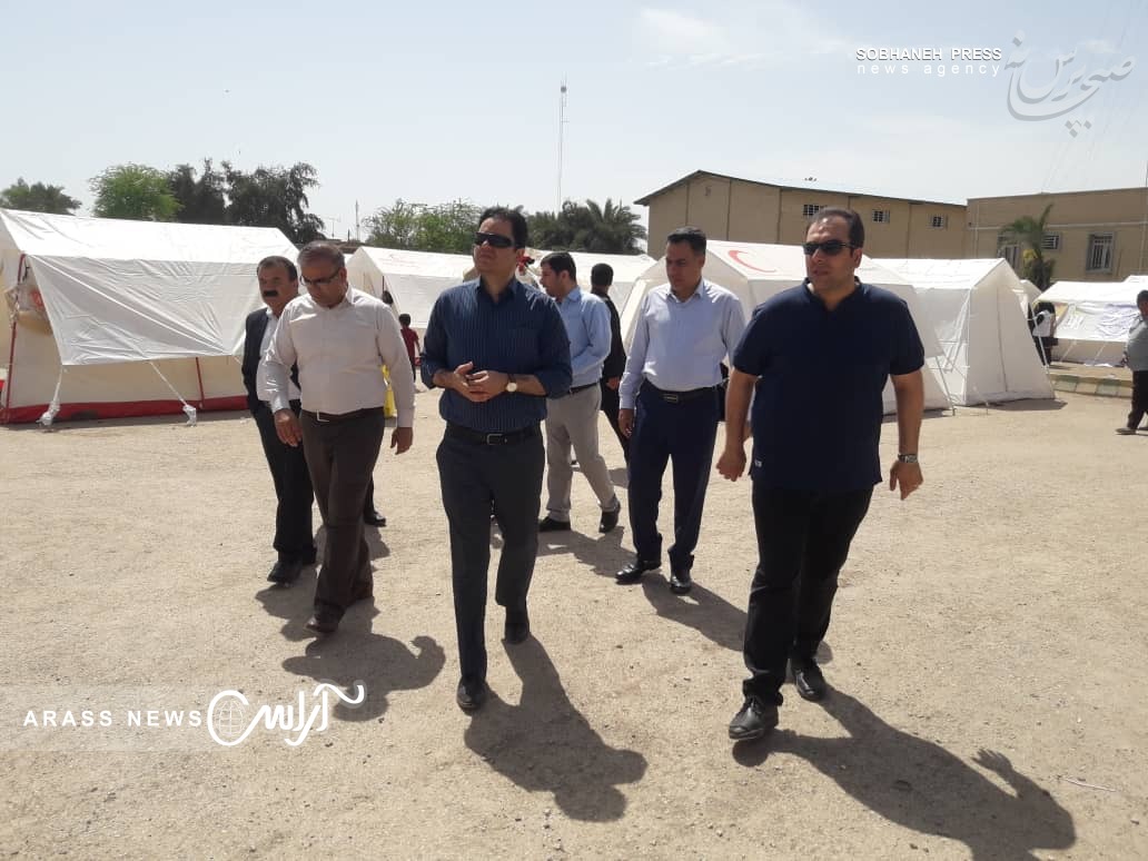 احداث ۸حمام وسرویس بهداشتی در مدارس اسکان سیل زدگان حاشیه دز