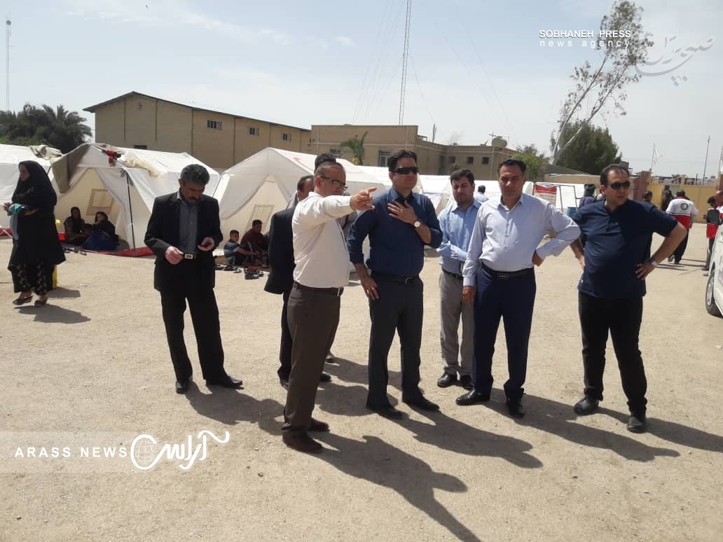 احداث ۸حمام وسرویس بهداشتی در مدارس اسکان سیل زدگان حاشیه دز