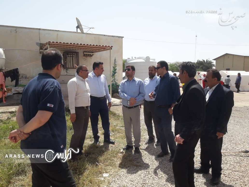 احداث ۸حمام وسرویس بهداشتی در مدارس اسکان سیل زدگان حاشیه دز