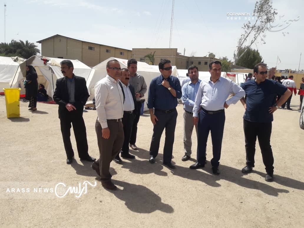 احداث ۸حمام وسرویس بهداشتی در مدارس اسکان سیل زدگان حاشیه دز