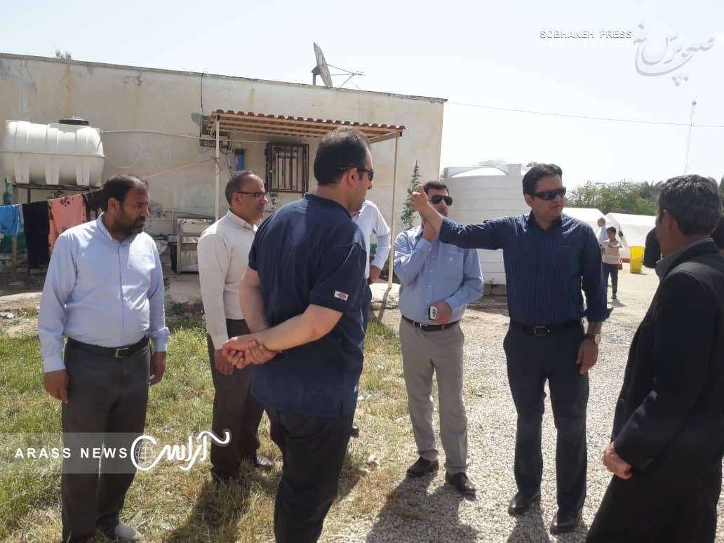 احداث ۸حمام وسرویس بهداشتی در مدارس اسکان سیل زدگان حاشیه دز