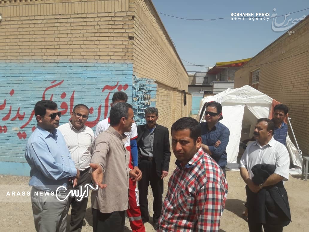 احداث ۸حمام وسرویس بهداشتی در مدارس اسکان سیل زدگان حاشیه دز