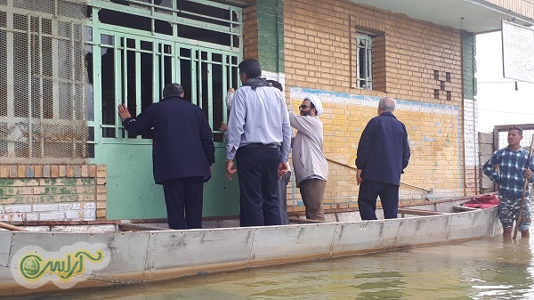 بازدید از مناطق سیل زده دشت آزادگان