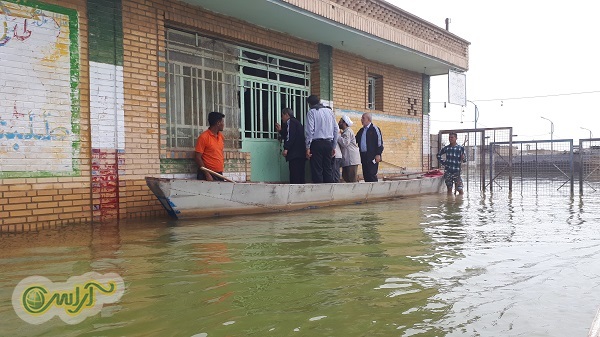 بازدید از مناطق سیل زده دشت آزادگان