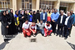 بازدید مدیرعامل شرکت ملی مناطق نفت خیز جنوب از محل اسکان سیل زدگان روستاهای بخش الهایی