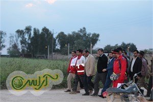 بازدید استاندار خوزستان از روستاهای حاشیه رودخانه دز بخش مرکزی اهواز