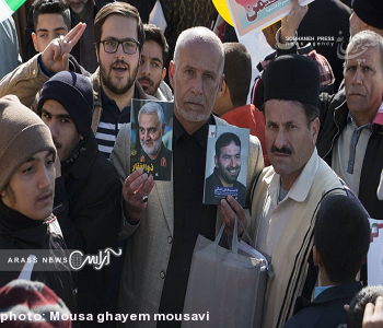 مردم اهواز در راهپیمایی 22 بهمن حضور بهم رساندند
