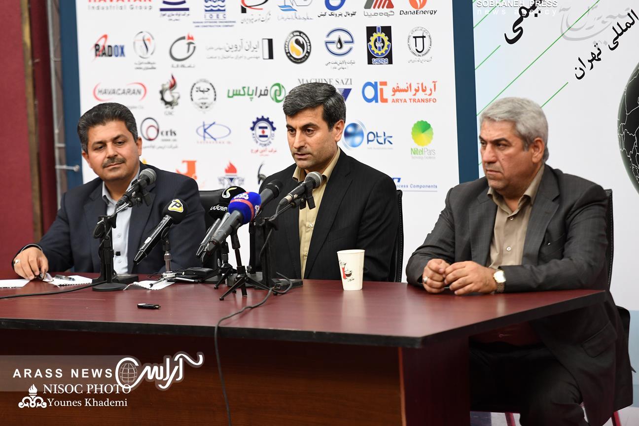 گزارش تصویری/ نشست خبری مدیرعامل مناطق نفتخیز جنوب در بیست و چهارمین نمایشگاه بین المللی نفت، گاز، پالایش و پتروشیمی تهران