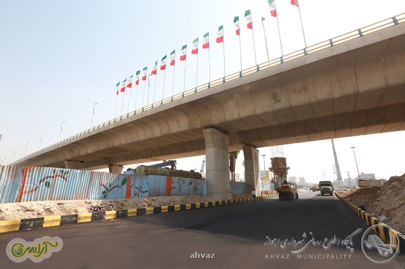 افتتاح همزمان مسیر ارتباطی جنوب به شمال و فاز دوم تقاطع غیر همسطح شهید کجباف