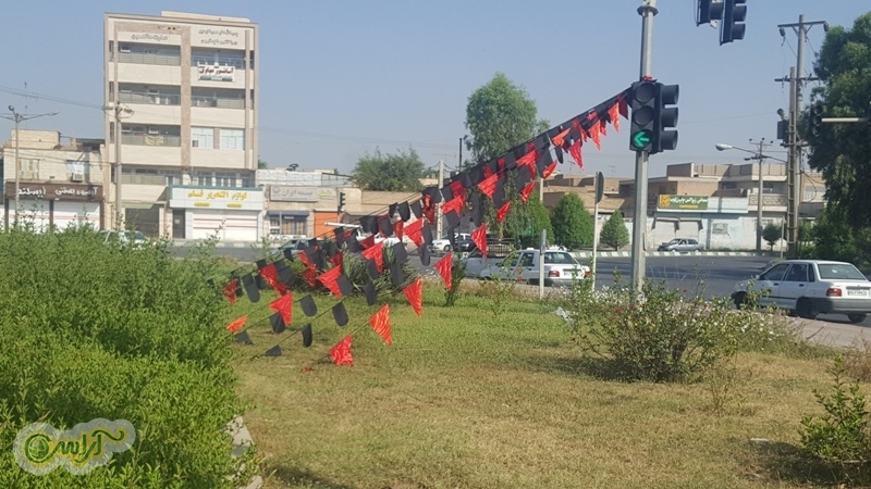 سیاه پوشی سطح منطقه چهار به مناسبت شبهای قدر و شهادت حضرت علی(ع)