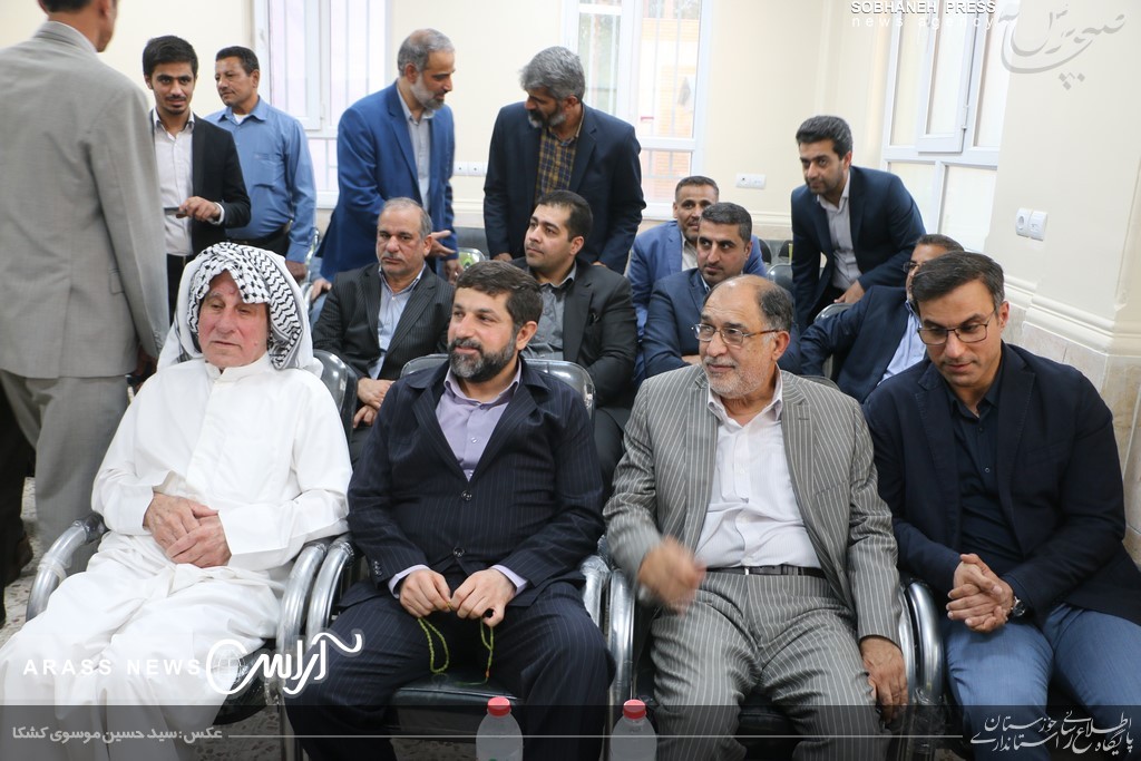 گزارش تصویری / افتتاح یک باب مدرسه در منطقه زرگان اهواز با حضور استاندار خوزستان