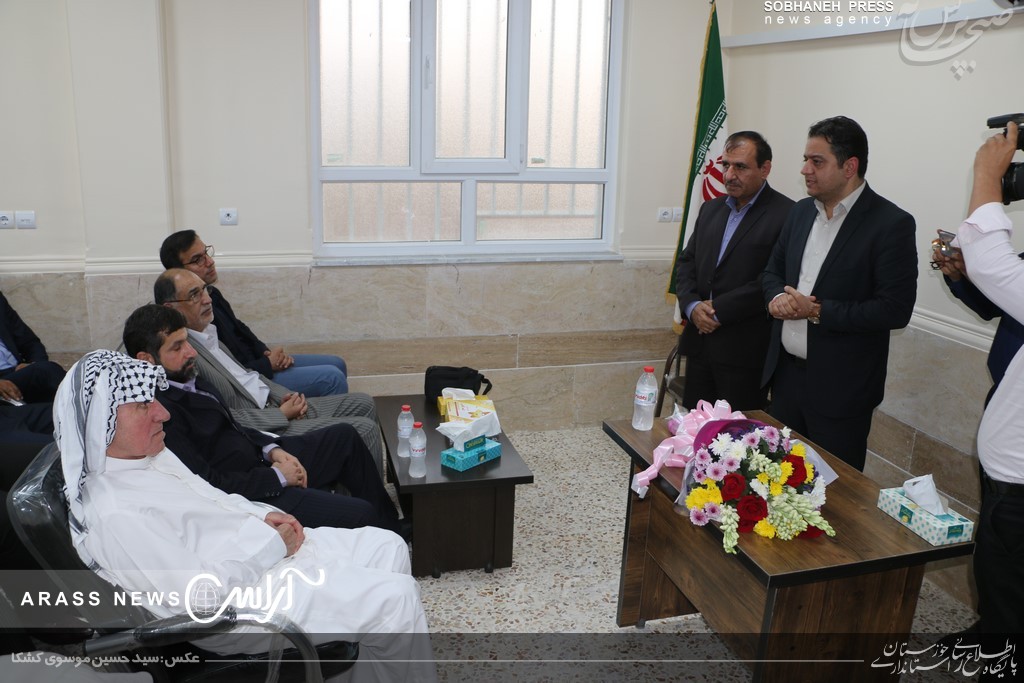 گزارش تصویری / افتتاح یک باب مدرسه در منطقه زرگان اهواز با حضور استاندار خوزستان