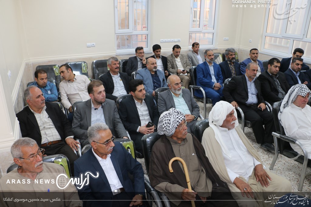 گزارش تصویری / افتتاح یک باب مدرسه در منطقه زرگان اهواز با حضور استاندار خوزستان