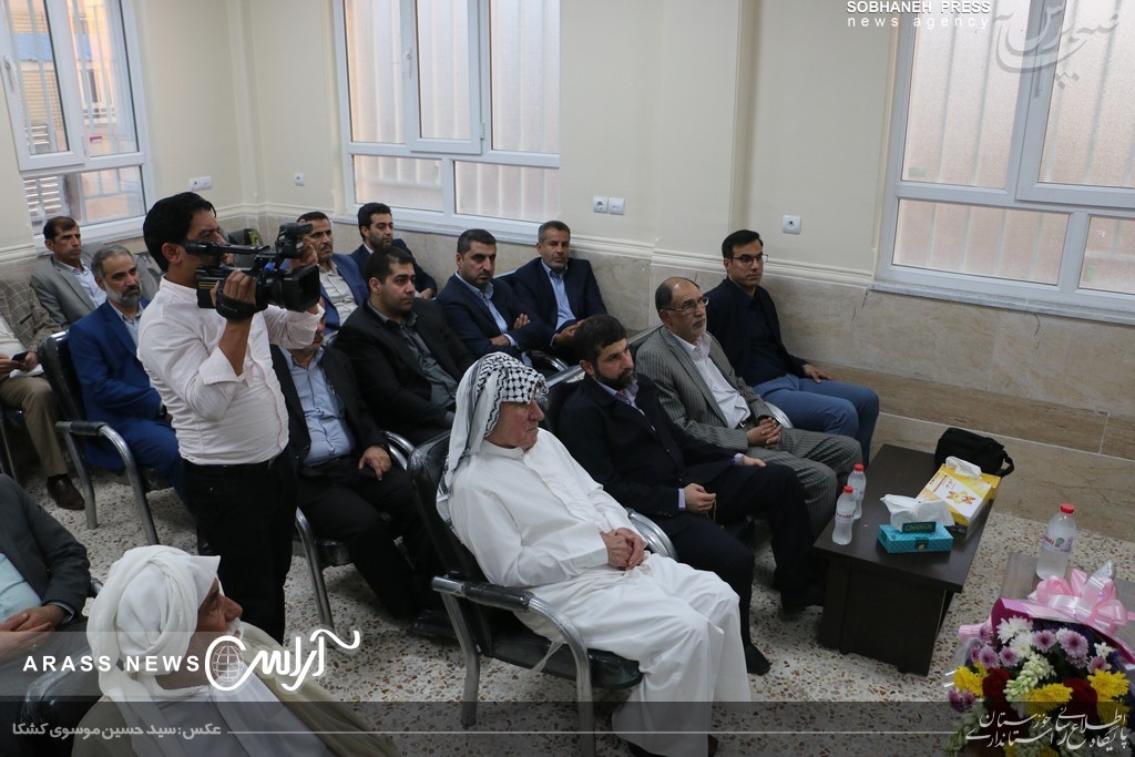 گزارش تصویری / افتتاح یک باب مدرسه در منطقه زرگان اهواز با حضور استاندار خوزستان