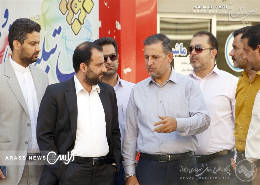 گزارش تصویری / آغاز طرح آسفالت محله به محله شهر اهواز