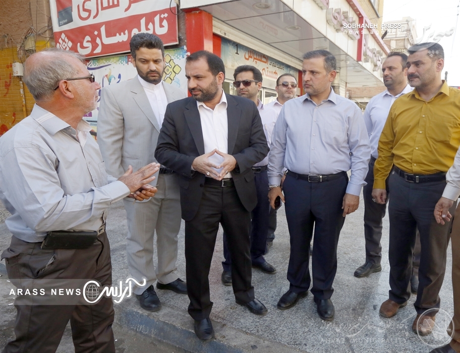 گزارش تصویری / آغاز طرح آسفالت محله به محله شهر اهواز