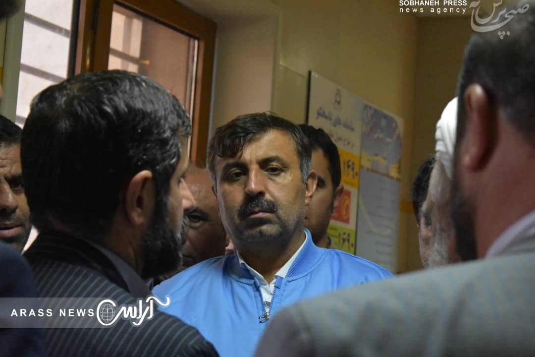 گزارش تصویری/ عیادت  استاندار خوزستان و معاون توسعه مدیریت و منابع انسانی استانداری خوزستان از  مصدومان حادثه زلزله در مسجدسلیمان