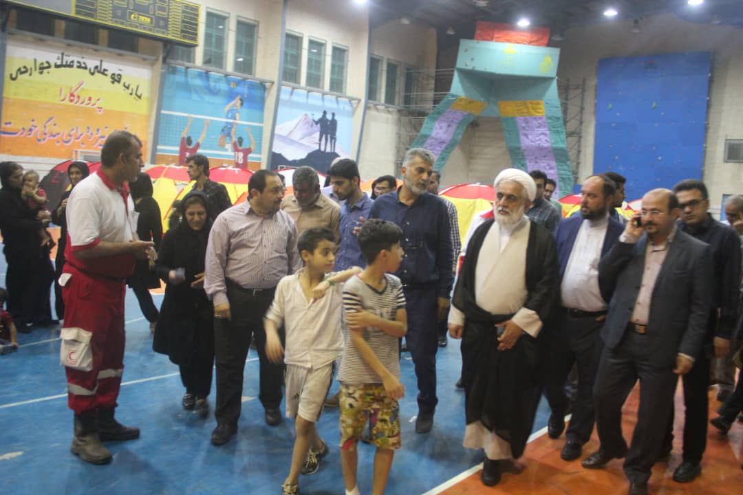محل اسکان زلزله زدگان زیر ذره بین سرپرست فرمانداری مسجدسلیمان