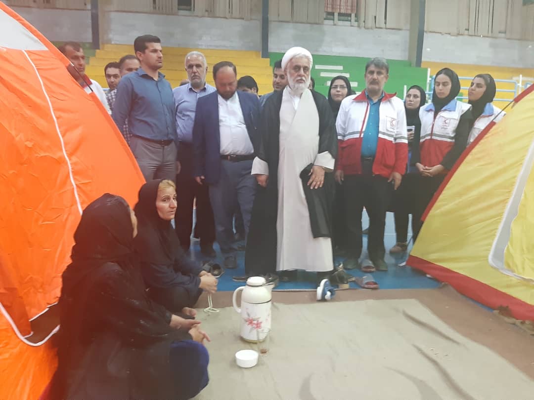 محل اسکان زلزله زدگان زیر ذره بین سرپرست فرمانداری مسجدسلیمان