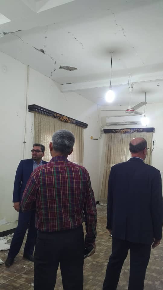 بازدید هیئت اعزامی مناطق نفت خیز جنوب از مناطق زلزله زده مسجدسلیمان